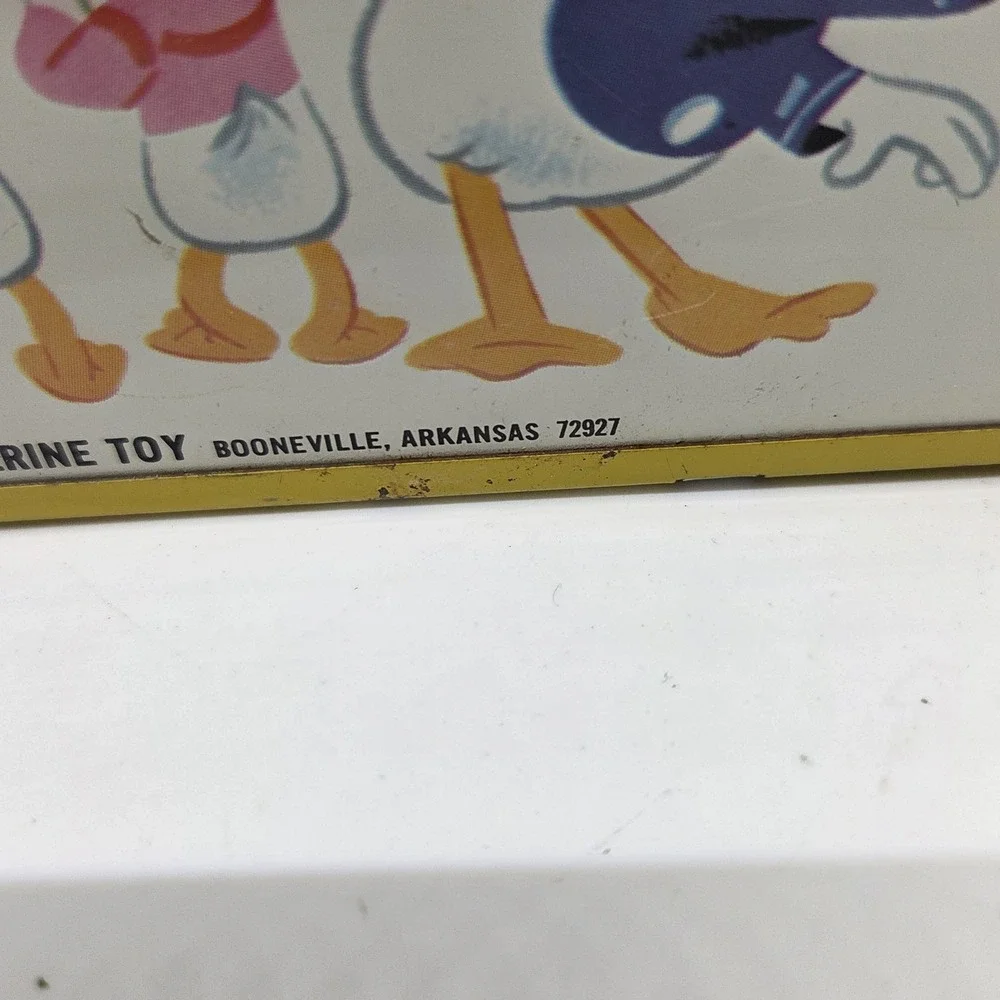 1970 VINTAGE ~MICKEY MOUSE And HIS PALS~ FUN QUIZ~‎ TIN TOY GAME~ WOLVERINE